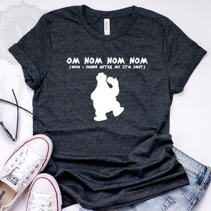 Cookie Monster theme Funny drinking Tee for Women